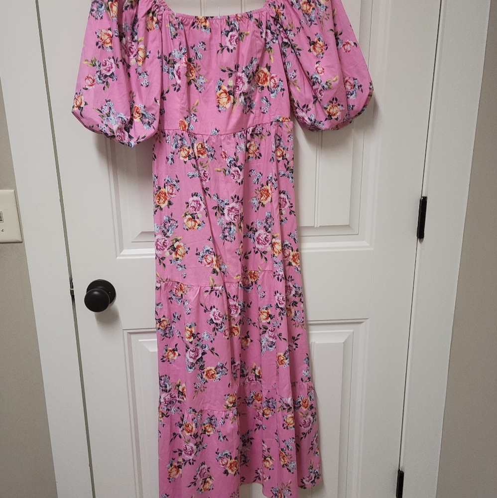 Buddylove Posie Puff Maxi Dress